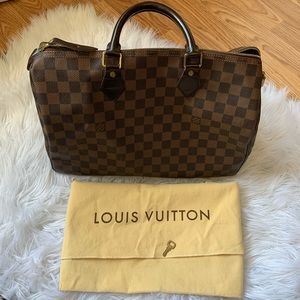AUTHENTIC LOUIS VUITTON Damien Ebene Speedy 30